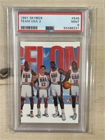 Michael Jordan 1991 Skybox Dream Team PSA 9