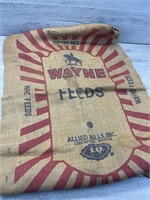 WAYNE FEEDS 100 LB BURLAP BAG
