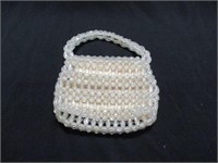 Plastic Beaded Handbag