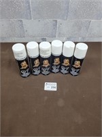 6 White hair spray colour