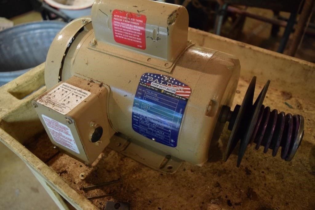 1 HP Baldor Electric Motor