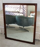 Solid Wood Mid Century Mirror