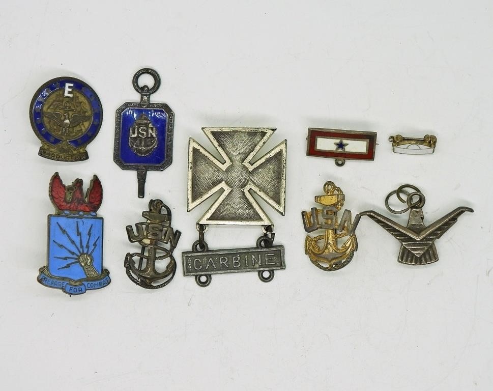Military Pins - Sterling