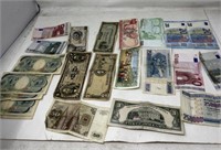 Group of foreign bills PB