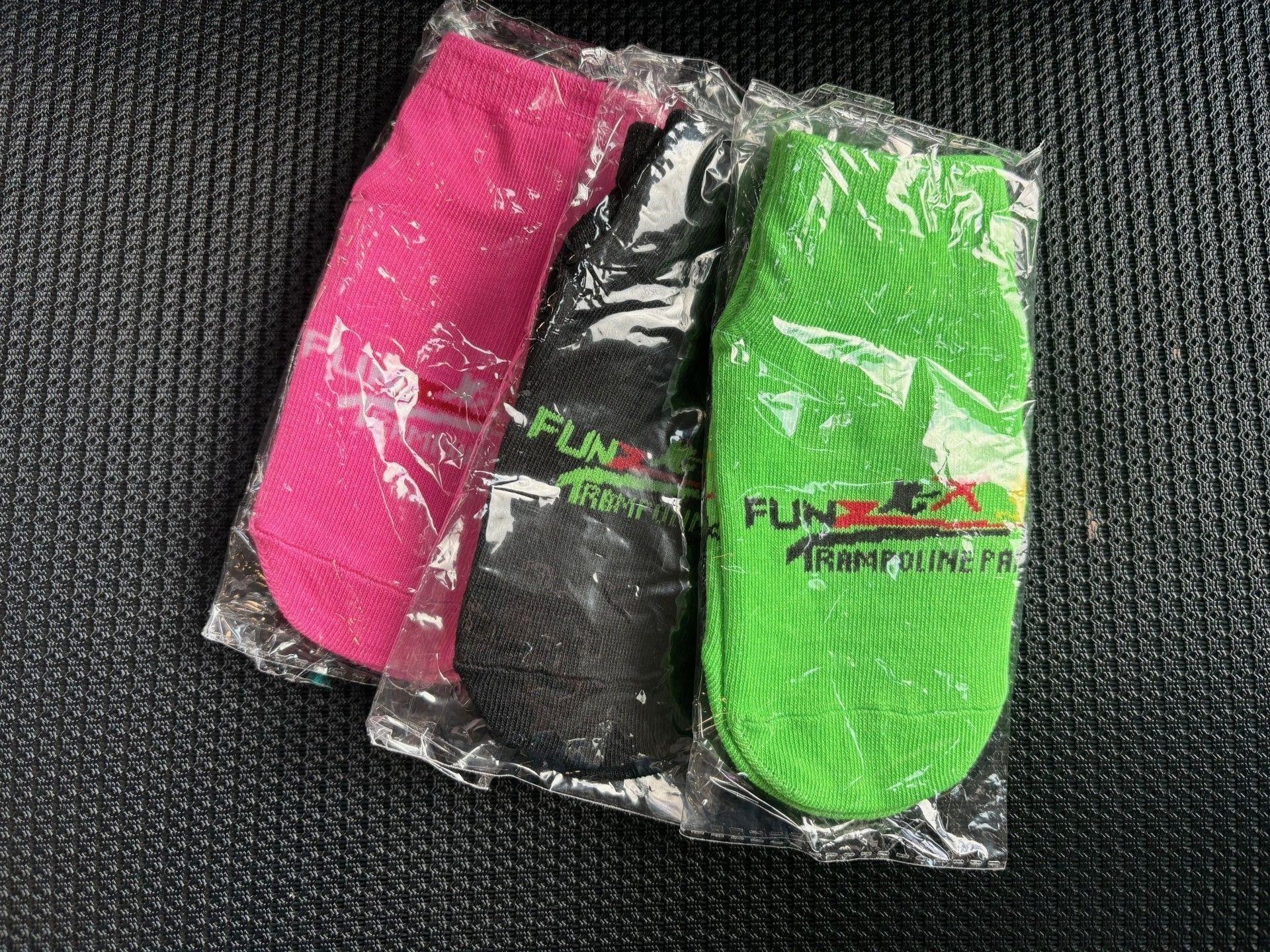 Trampoline Park Socks- 3 Pack