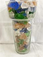 Beach glass collection. Lots of colors in a nice