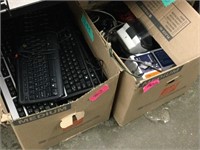 Box of Keyboards, Assorted Items