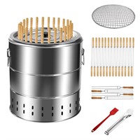 Stainless Steel Smokeless Barbecue Surround
