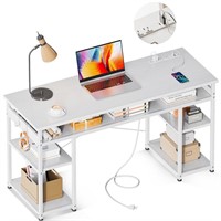 AODK 48 Inch Small Computer Desk with Power