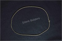 10K Yellow Twisted Gold 21" Necklace