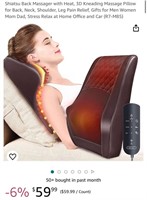 MASSAGE PILLOW (OPEN BOX, POWERS ON)