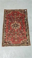 SMALL HAND KNOTTED PERSIAN WOOL MAT