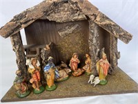 Vintage nativity set