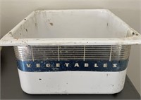 E2) Vintage vegetable refrigerator drawer