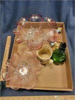 Bear Décor, Glass Floral Dishes, Mug, Jar