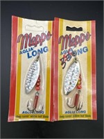 (2) vtg. Mepps aglia Long #3 lures