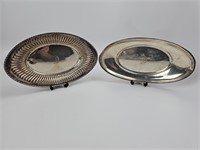 2 sterling silver trays 468.2 grams