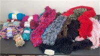 Knitting yarn and scarves