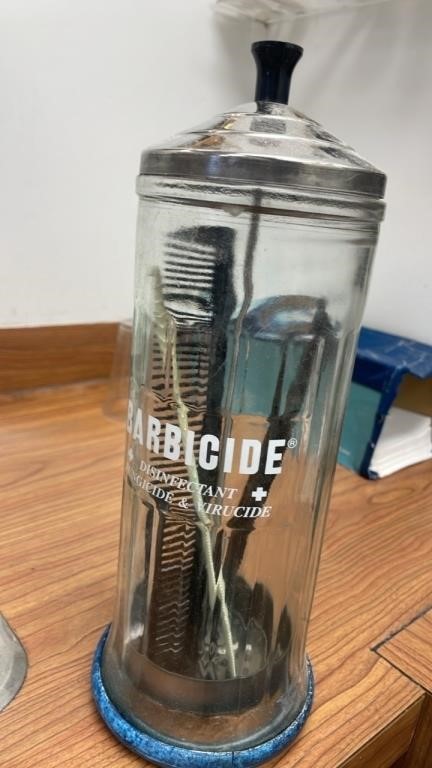 Barbicide Barber Tools Container