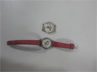 Two Disney's Mickey Mouse Watches 1 Band Untested