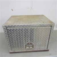 Diamond plate tool box.