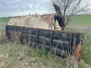 Wheat truck sides, metal tank