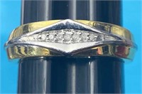 Sz.10.5 Sterling Silver Ring 5.11 Grams