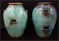 COLE POTTERY VASES PAIR