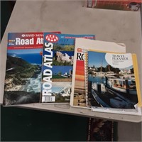 Assorted Road Atlas's and Travel Planners