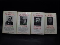 Bibliotheque de la Pleiade Paul Claudel 4 books