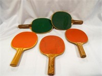 (5) Comet Ping Pong Paddles