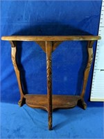 Solid wooden wall table 24" x 12" x 23"H