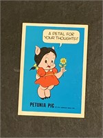 1974 Petunia Pig Warner Brothers Wonder Bread Nati