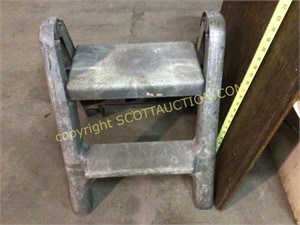 4 pcs. Plastic folding step stool, vintage
