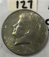 1967 Kennedy Half  40% Silver