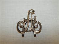 Sterling "A" Initial Money Clip Apollo Silver Co