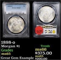 1898-o Morgan $1 Graded ms65