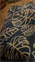 Large palm tree area rug