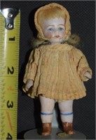 Germany All Bisque 3.5" Tall Doll