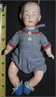 214 27/0 Germany DRGM Bisque Head 7.5" Boy Doll