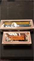 Bachman HO scale UP caboose, Netherlands box car
