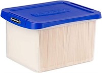 Bankers Box Heavy Duty Plastic File Storage Box wi