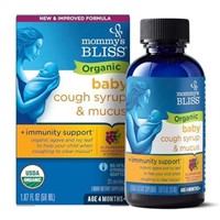 Mommy's Bliss Organic Baby Cough Syrup and Mucus +