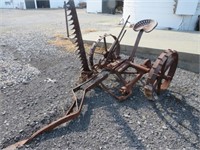 Antique Iron Wheeled Sickle Bar Mower