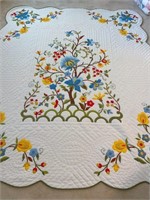 Tree & Floral Quilt
