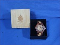 Tense Wood Collection, Wooden Watch in Box
