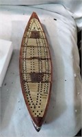 Canoe Cribbage  Board