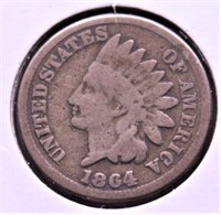 1864 INDIAN HEAD CENT VG CN