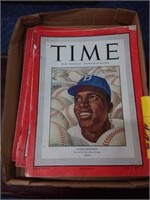 Time magazines, 47, 48, Jackie Robinson and more