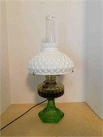 Vintage Milk Glass Lamp/Lantern